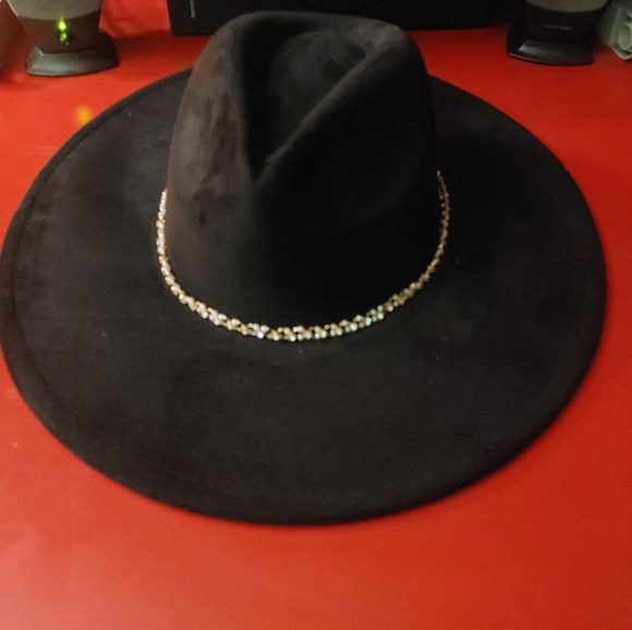 Giant Black Floppy Western Hat Sleek Mystique - Picture 4 of 4